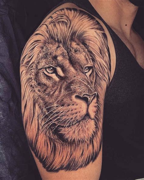 tatuajes de leones en el brazo|tatuajes de leones imagenes.